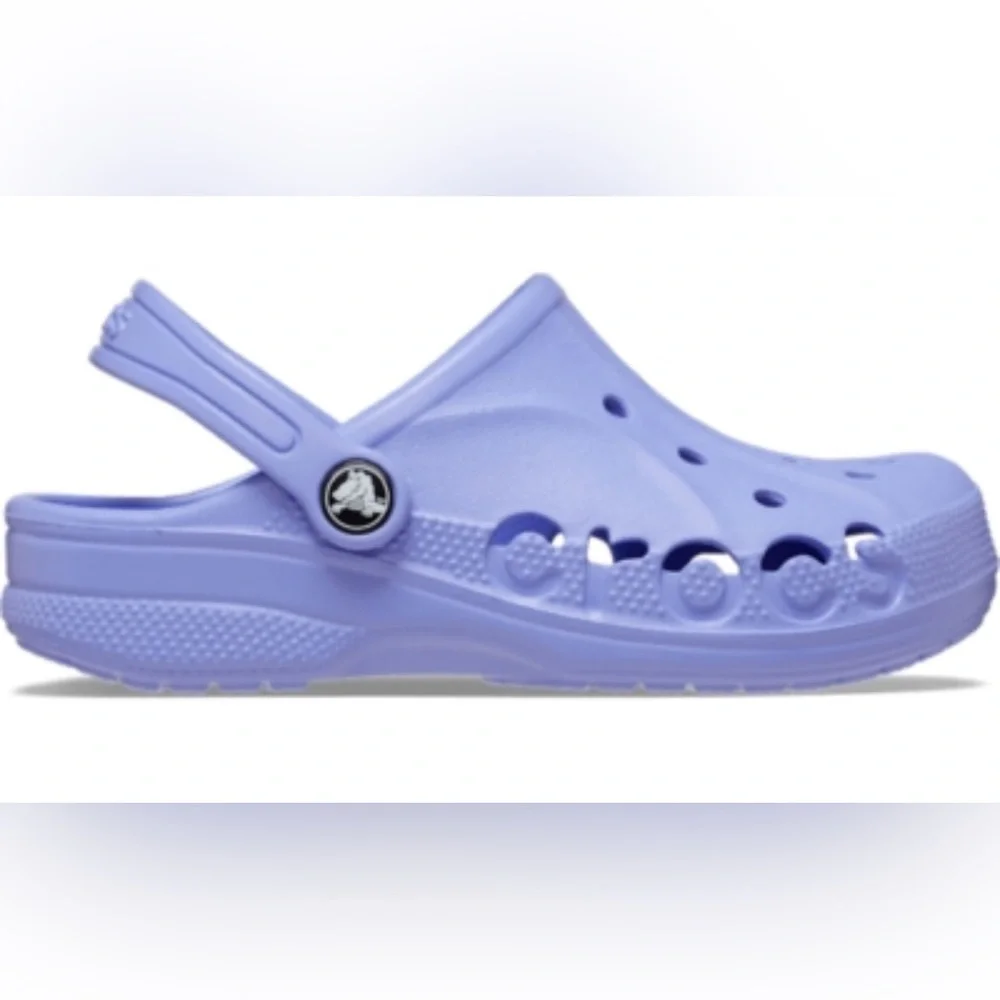 NEW [CROCS] Baya Clogs Slip-On Water Shoes Sandals in Violet Youth Sz C 10